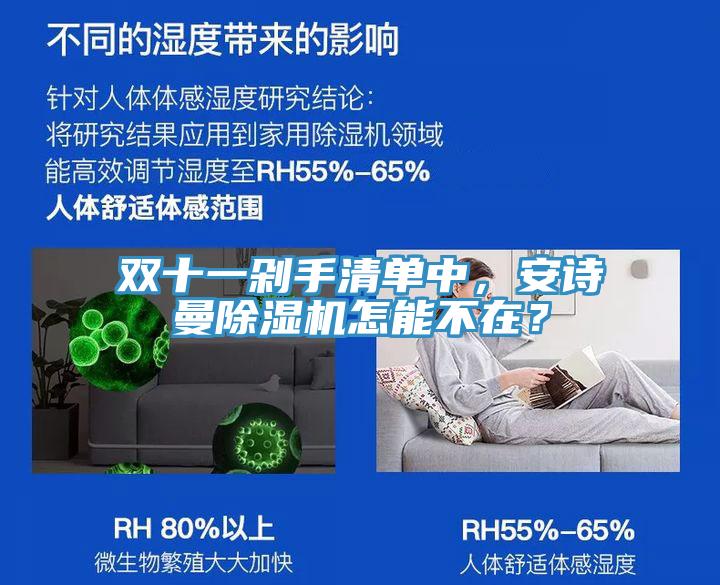 雙十一剁手清單中，安詩曼除濕機(jī)怎能不在？