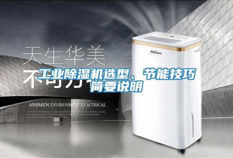 工業除濕機選型、節能技巧簡要說明