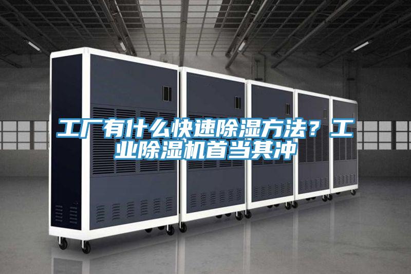 工廠有什么快速除濕方法?工業除濕機首當其沖