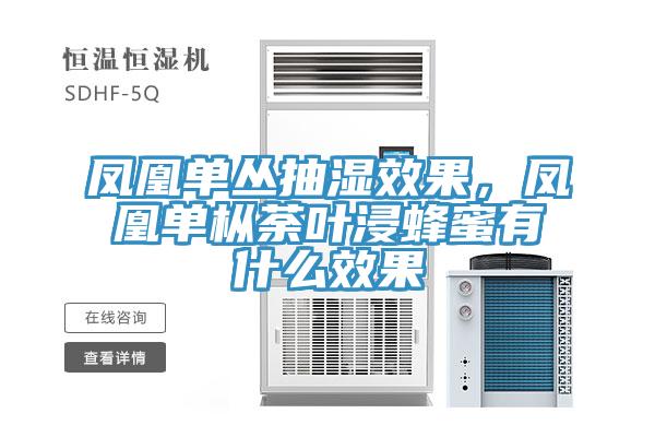 鳳凰單叢抽濕效果,鳳凰單樅荼葉浸蜂蜜有什么效果