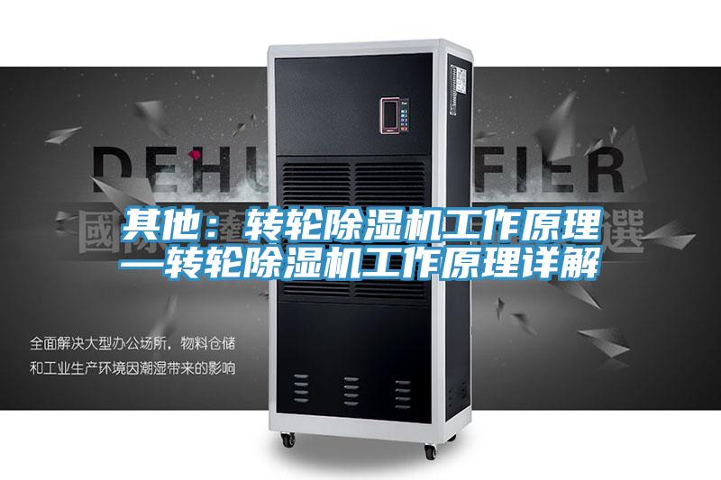 其他:轉(zhuǎn)輪除濕機工作原理—轉(zhuǎn)輪除濕機工作原理詳解