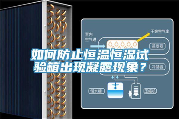 如何防止恒溫恒濕試驗箱出現凝露現象?