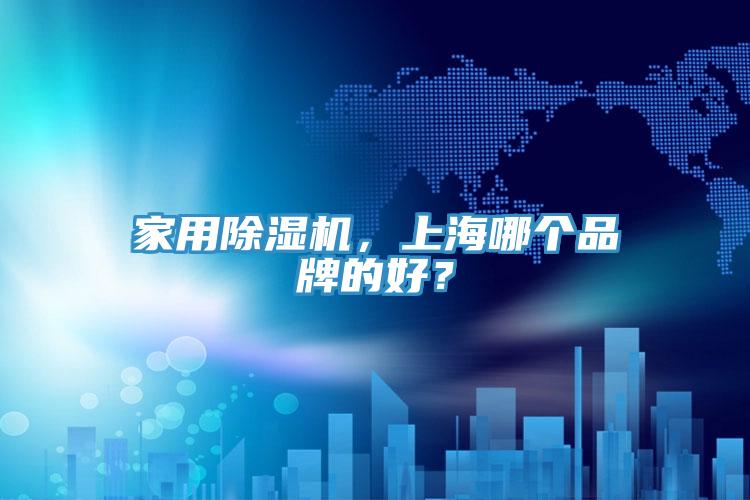 家用除濕機，上海哪個品牌的好？