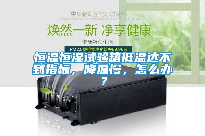 恒溫恒濕試驗箱低溫達不到指標，降溫慢，怎么辦？