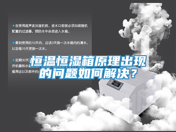 恒溫恒濕箱原理出現(xiàn)的問題如何解決?