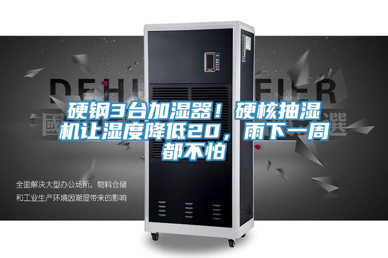 硬鋼3臺加濕器!硬核抽濕機(jī)讓濕度降低20,雨下一周都不怕