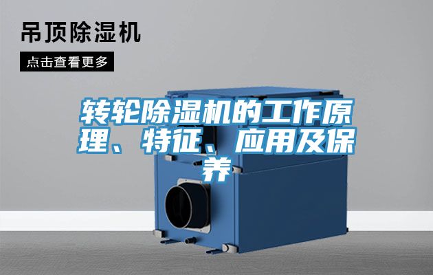 轉輪除濕機的工作原理、特征、應用及保養