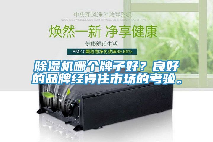 除濕機哪個牌子好？良好的品牌經得住市場的考驗。